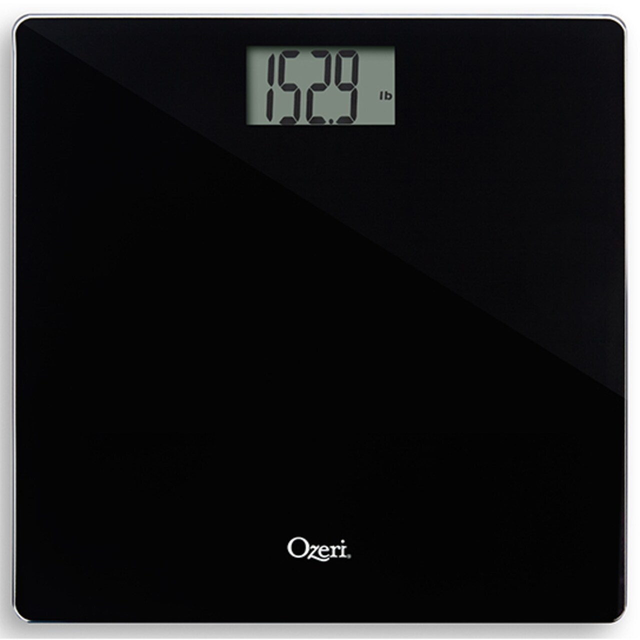 Ozeri Precision 440 lbs Body Weight Scale (0.1 lbs / 0.05 kg Bath Scale Sensors) in Tempered Glass with Infant Pet and